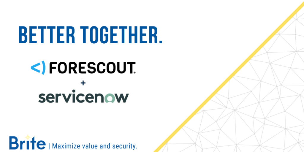 Better Together Forescout and Service Now Image
